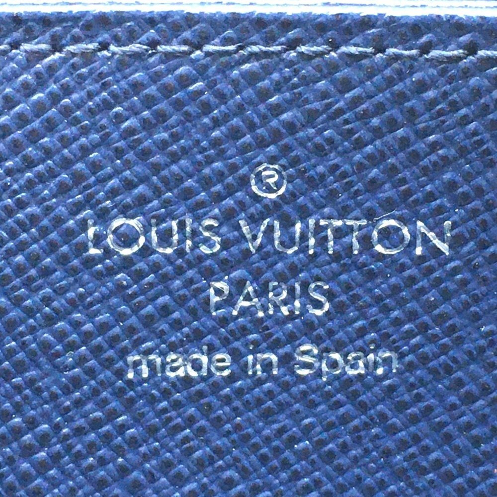 LOUIS VUITTON M64078 Epi Denim Zippy Wallet, Round Zip Long Leather, Women's,... - Picture 9 of 13